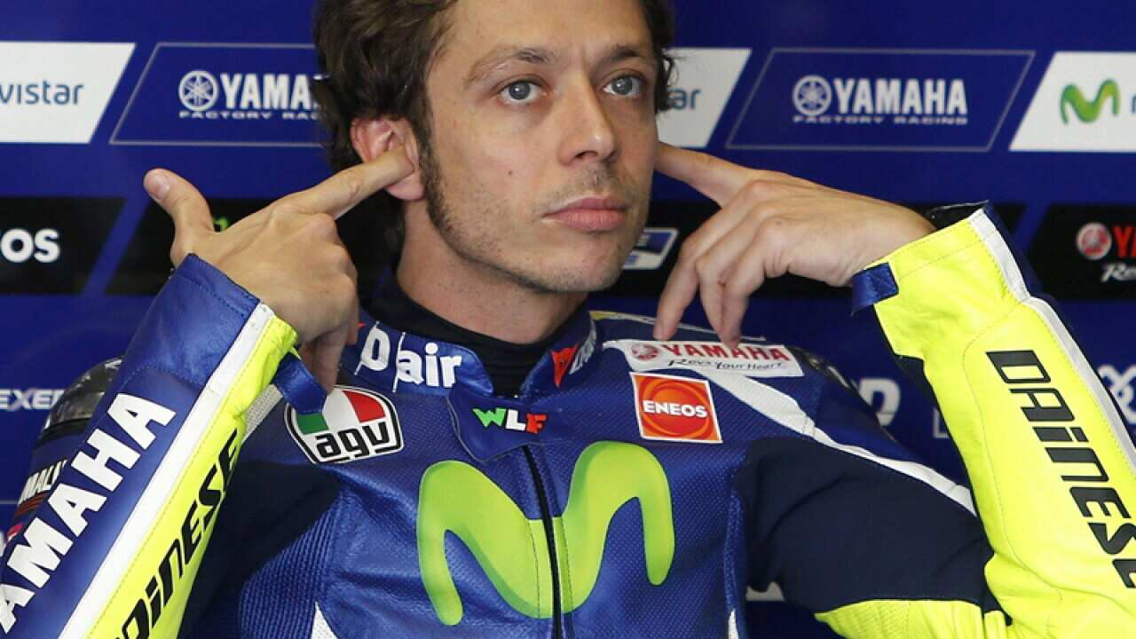 Italian MotoGP rider Valentino Rossi