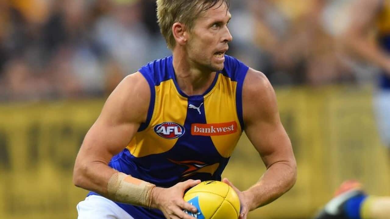 West Coast's Mark LeCras in action.