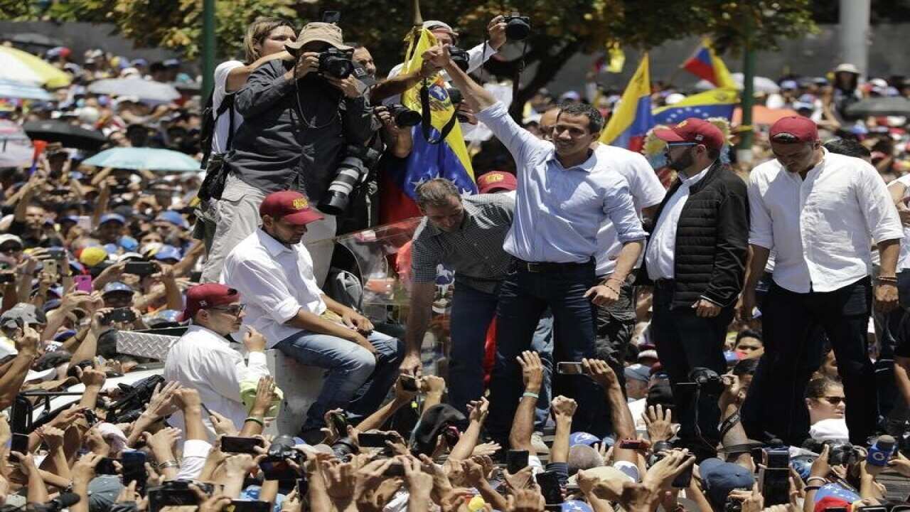 Venezuela's Opposition leader Juan Guaido