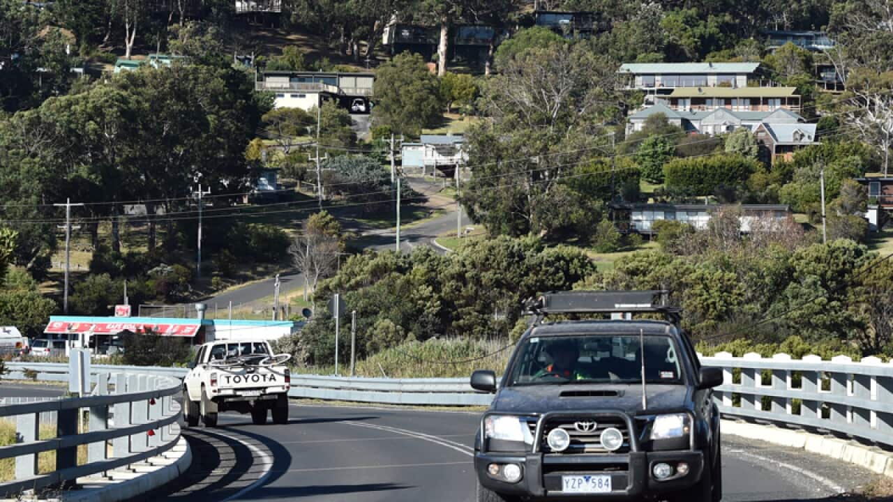 The coastal town of Kennett River