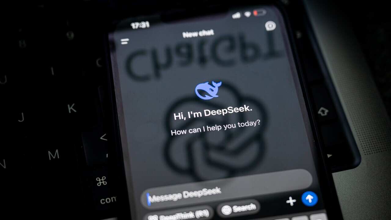 Deepseek logo displayed on smartphone in Poland - 28 Jan 2025