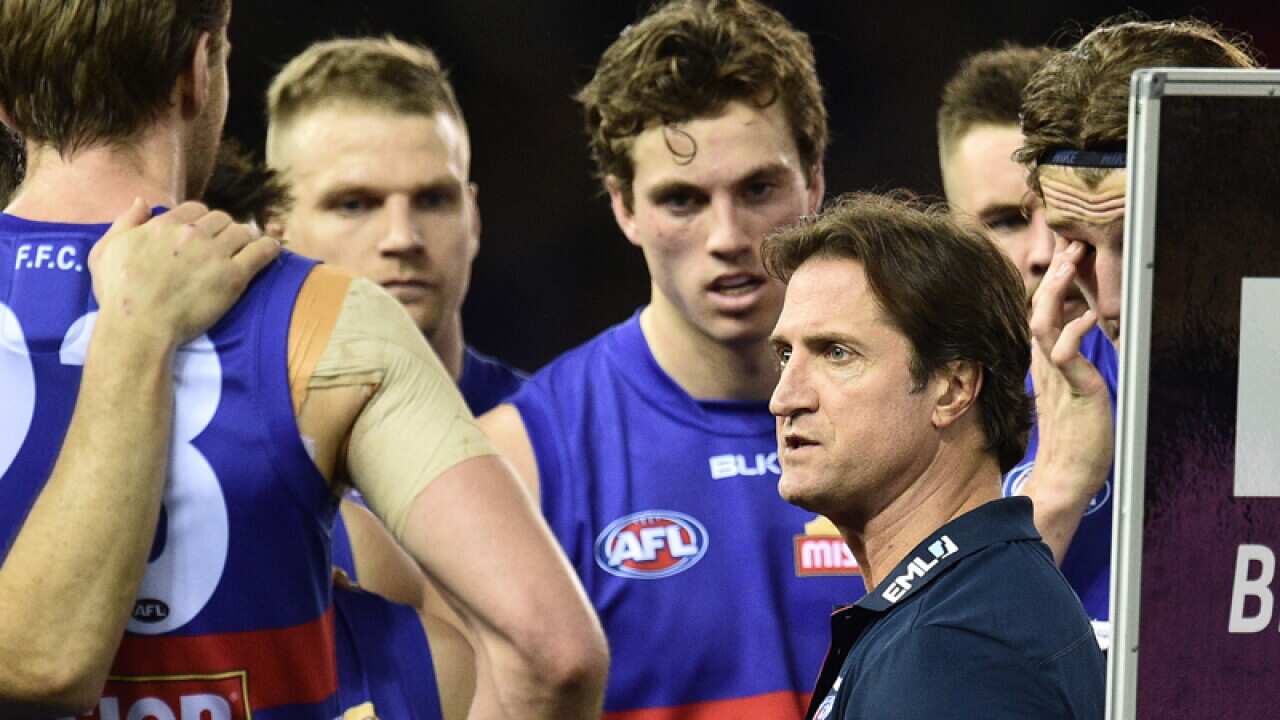 Coach of the Bulldogs Luke Beveridge