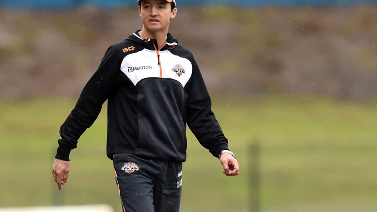 Wests Tigers NRL coach Jason Taylor.