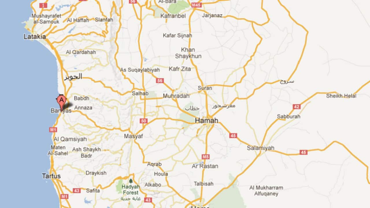 syria map banias_1266211120