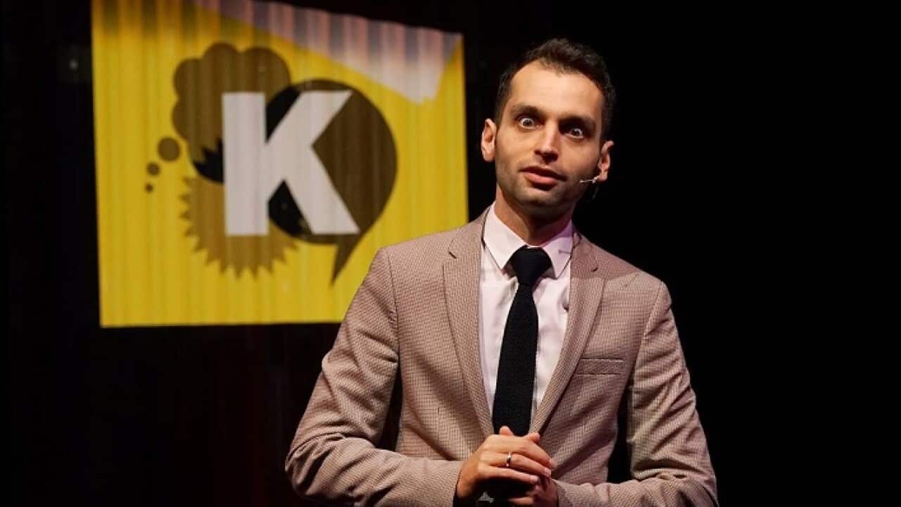 Comedian Konstantin Kisin was asked to sign the agreement.