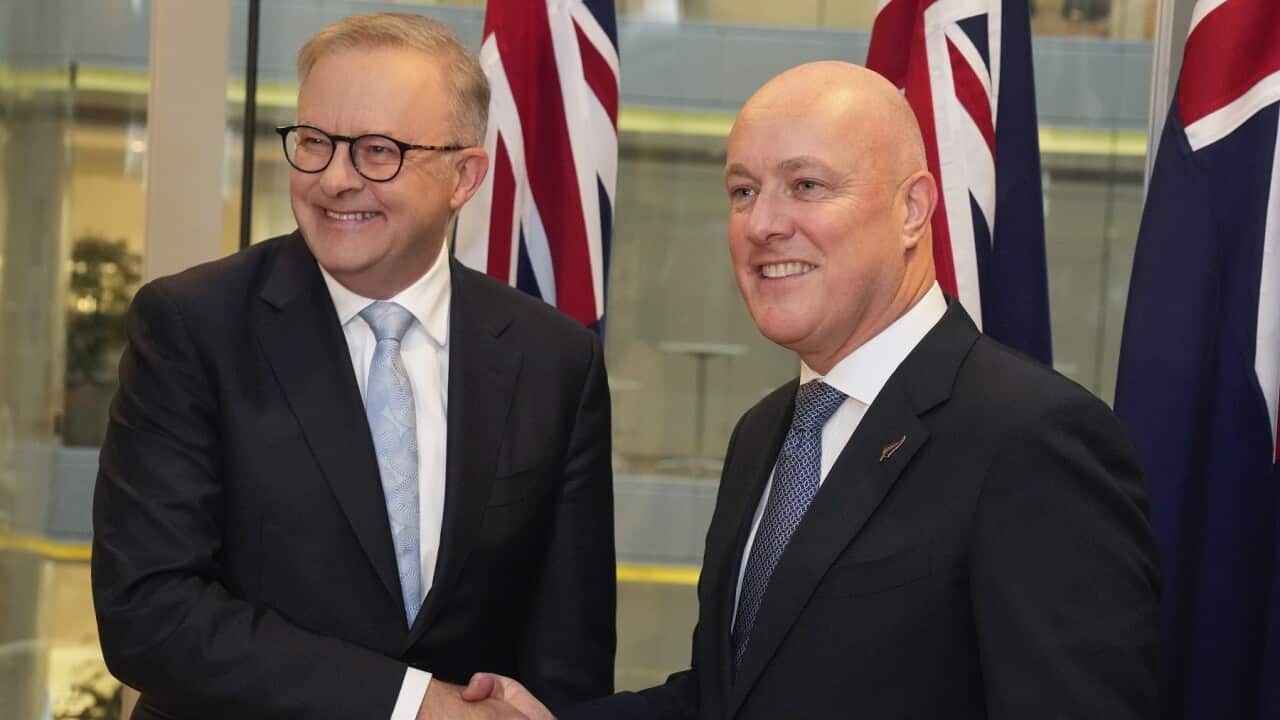 Anthony Albanese and Christopher Luxon meeting in Sydney last December