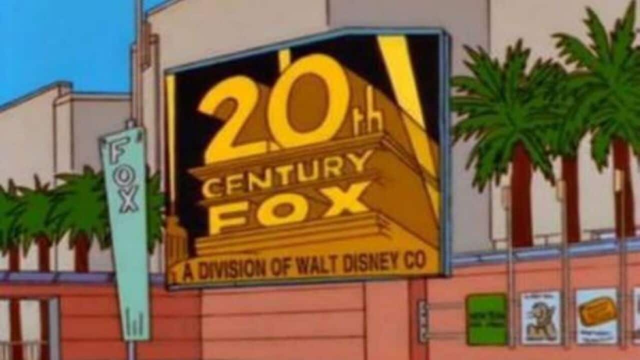 The Simpsons "predicted" the merger almost 20 years ago. Photo: Fox