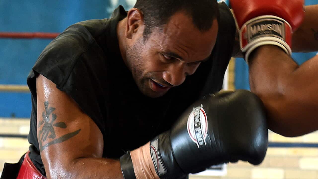Solomon Haumono in Sydney