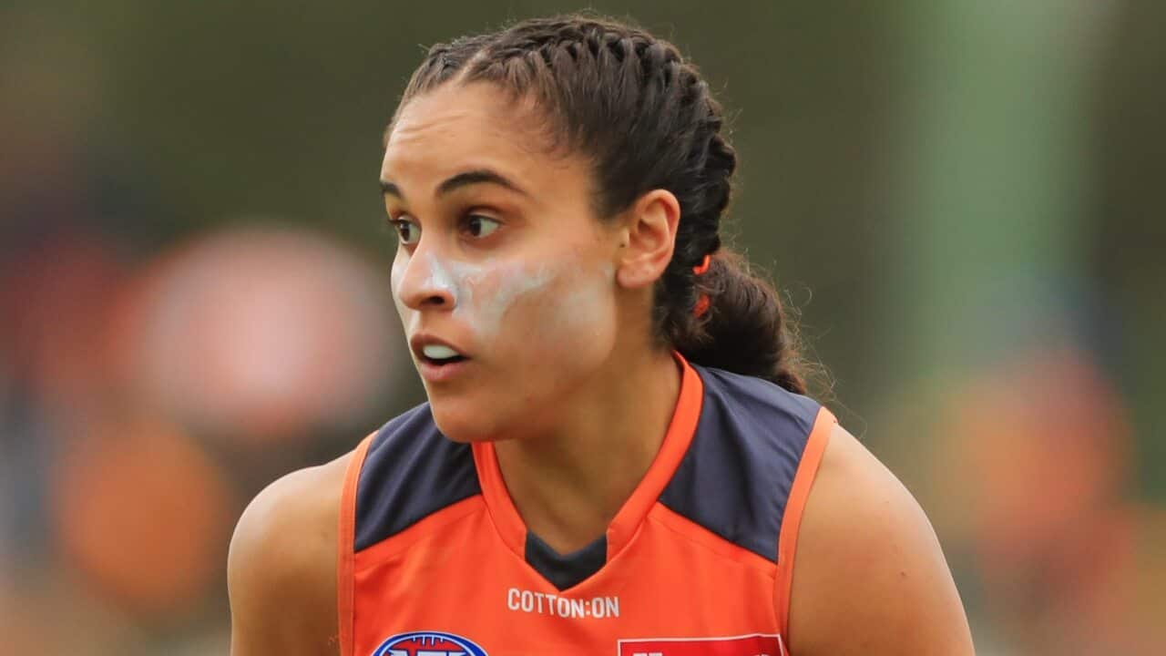 GWS Giants player Haneen Zreika.