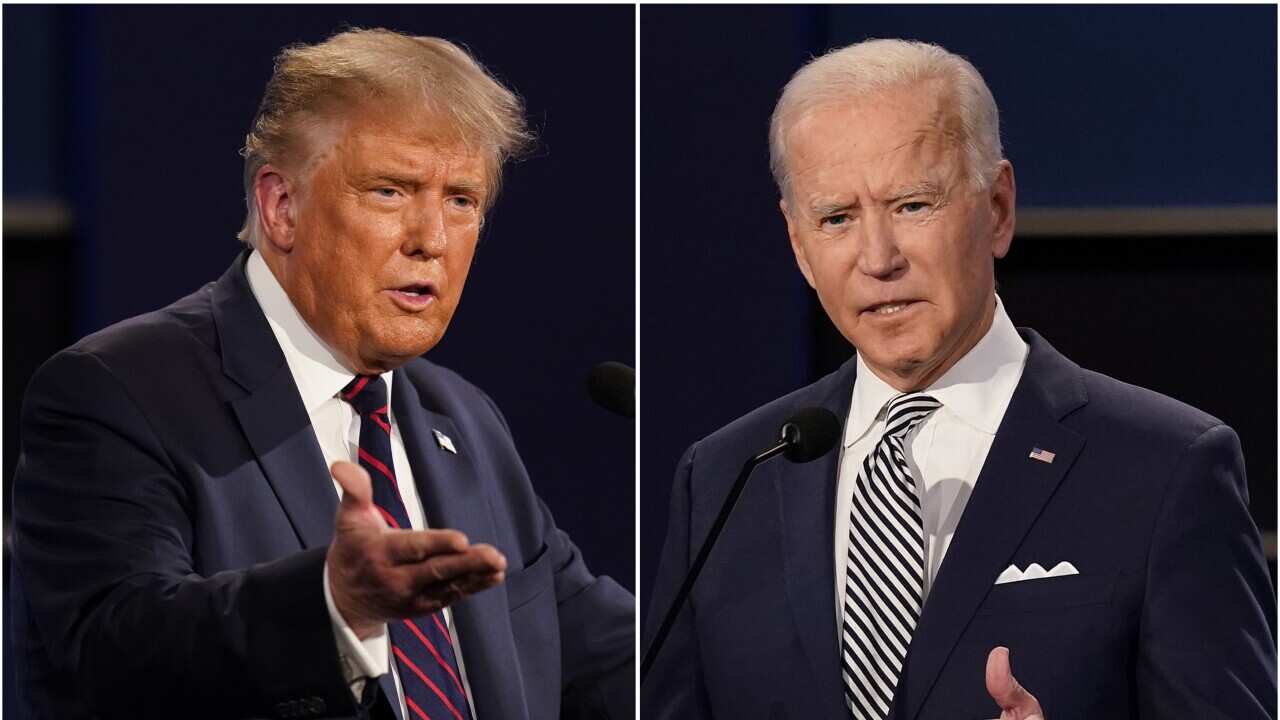 Donald Trump and Joe Biden