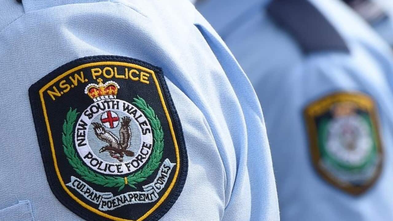 New South Wales Police badges (file image)