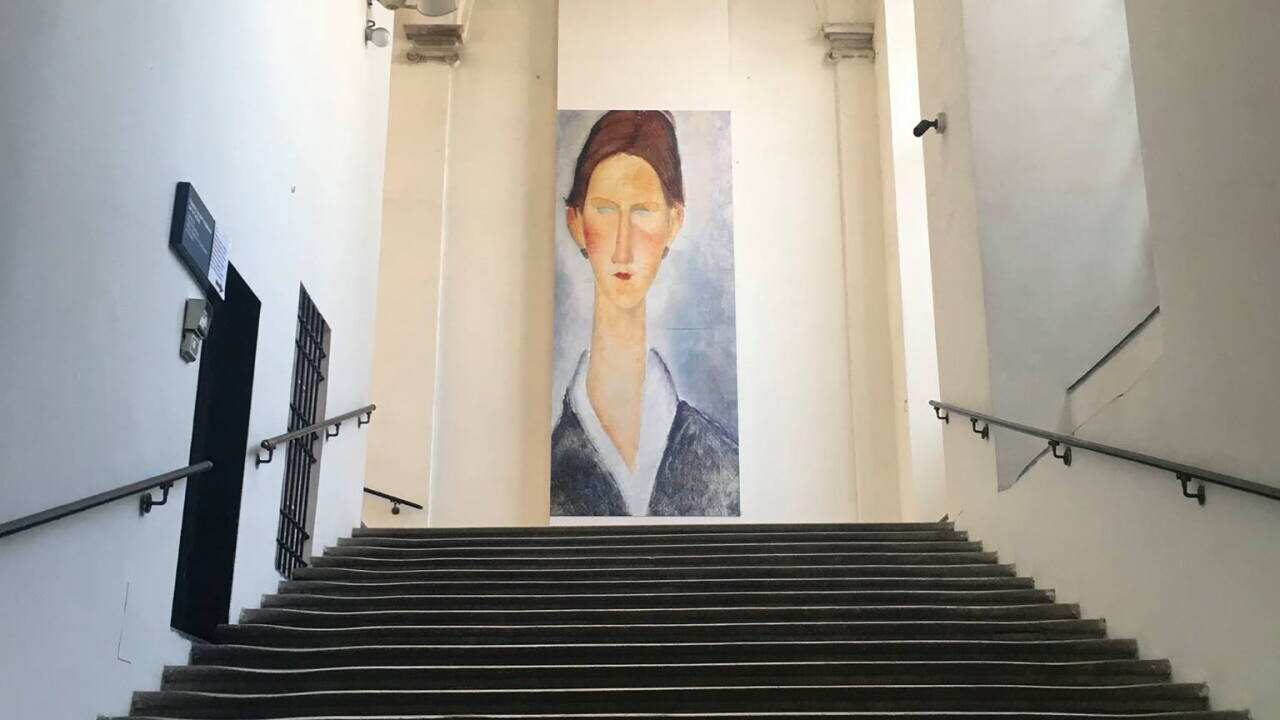 Modigliani at palazzo Ducale, Genoa.