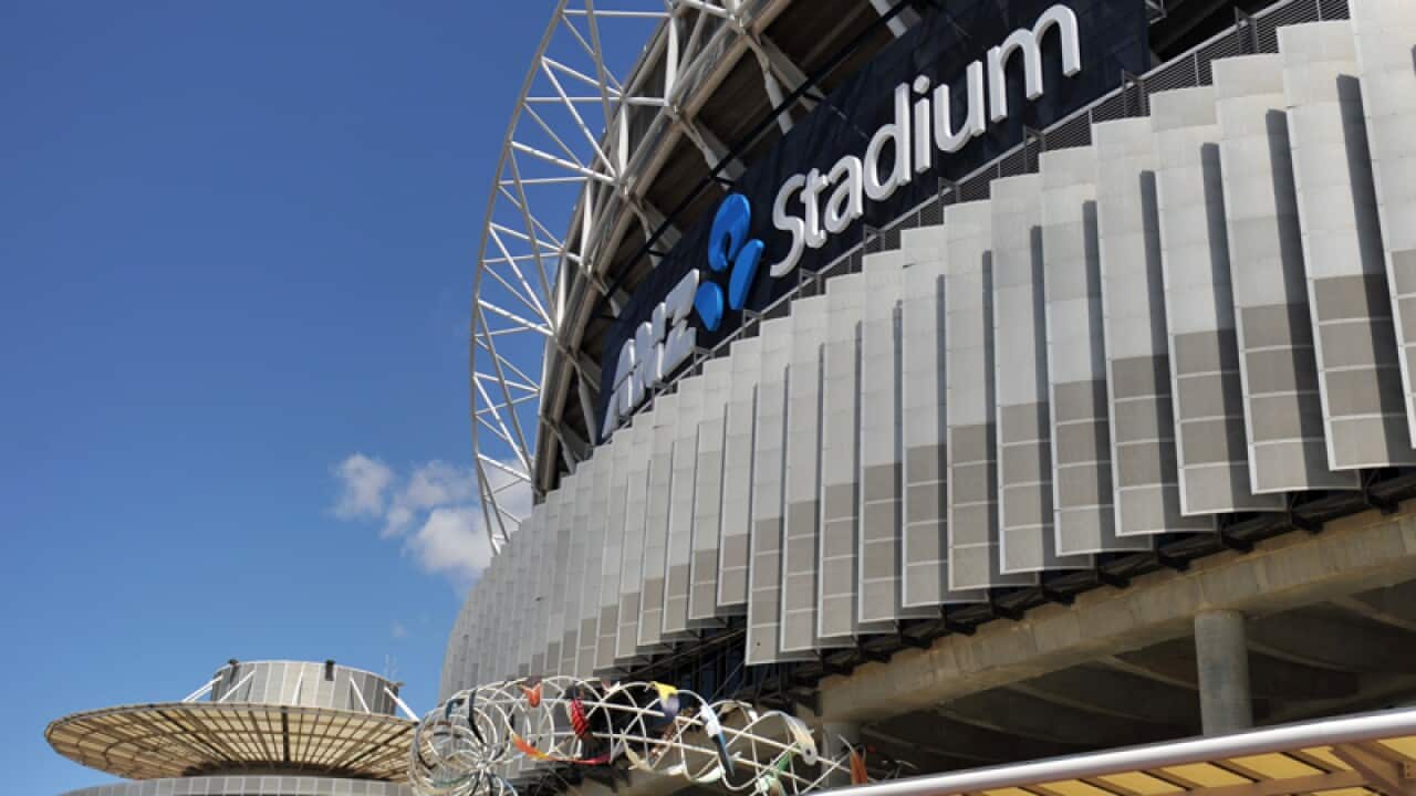 A general view of the exterior of ANZ Stadium