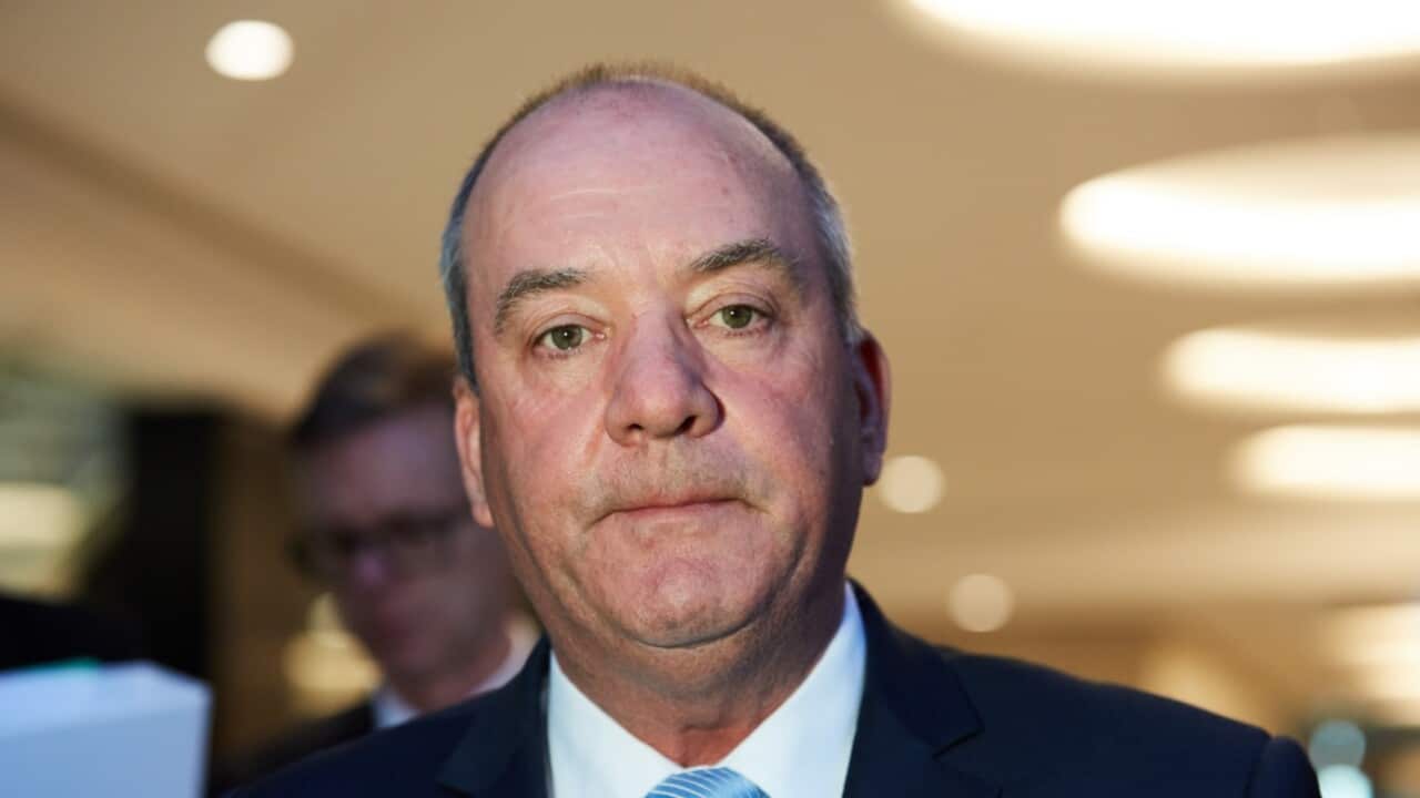NSW MP Daryl Maguire is seen leaving the NSW Independent Commission Against Corruption