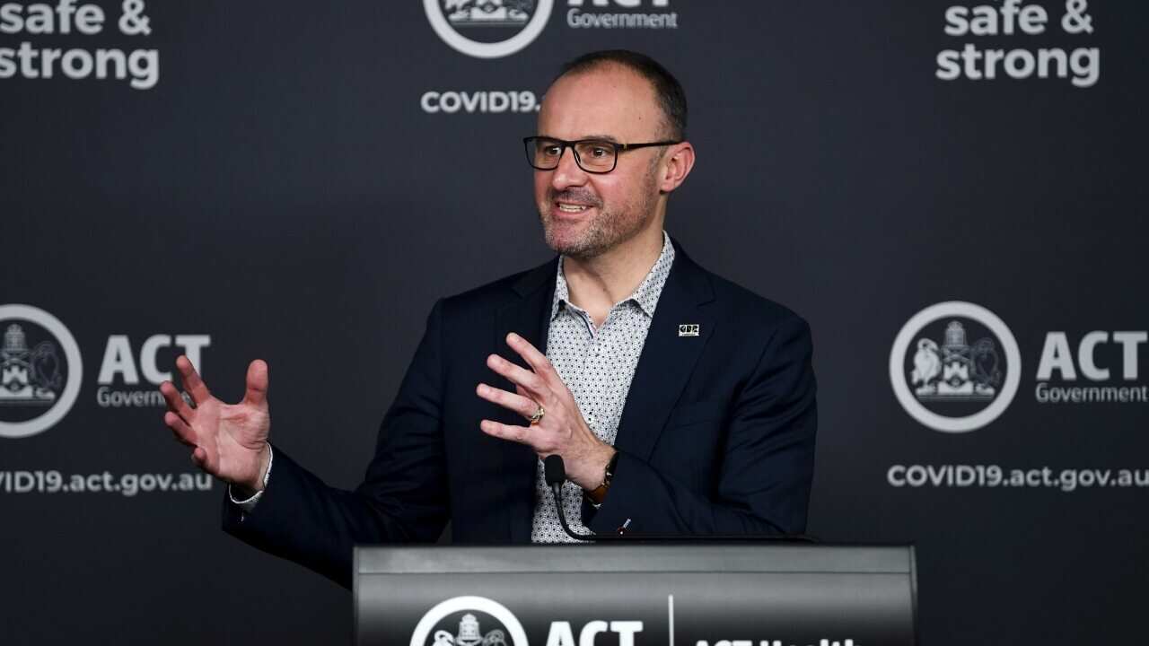 ACT Chief Minister Andrew Barr.