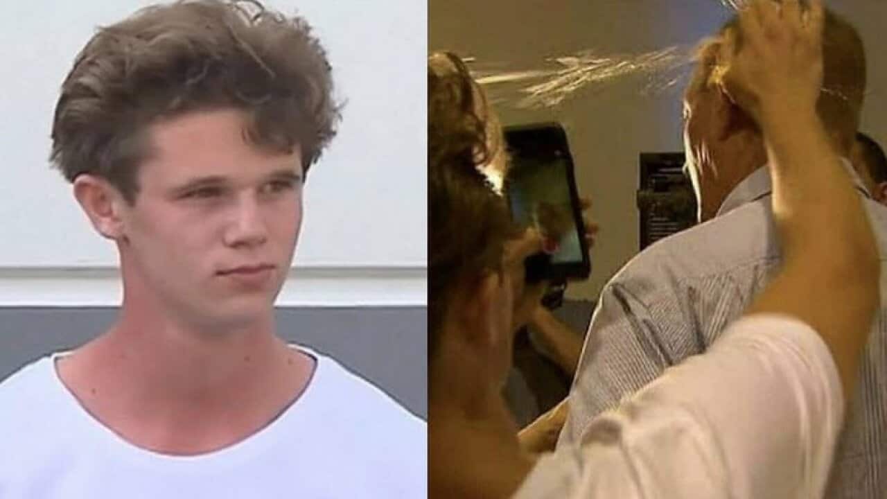 Teenager egged Fraser Anning