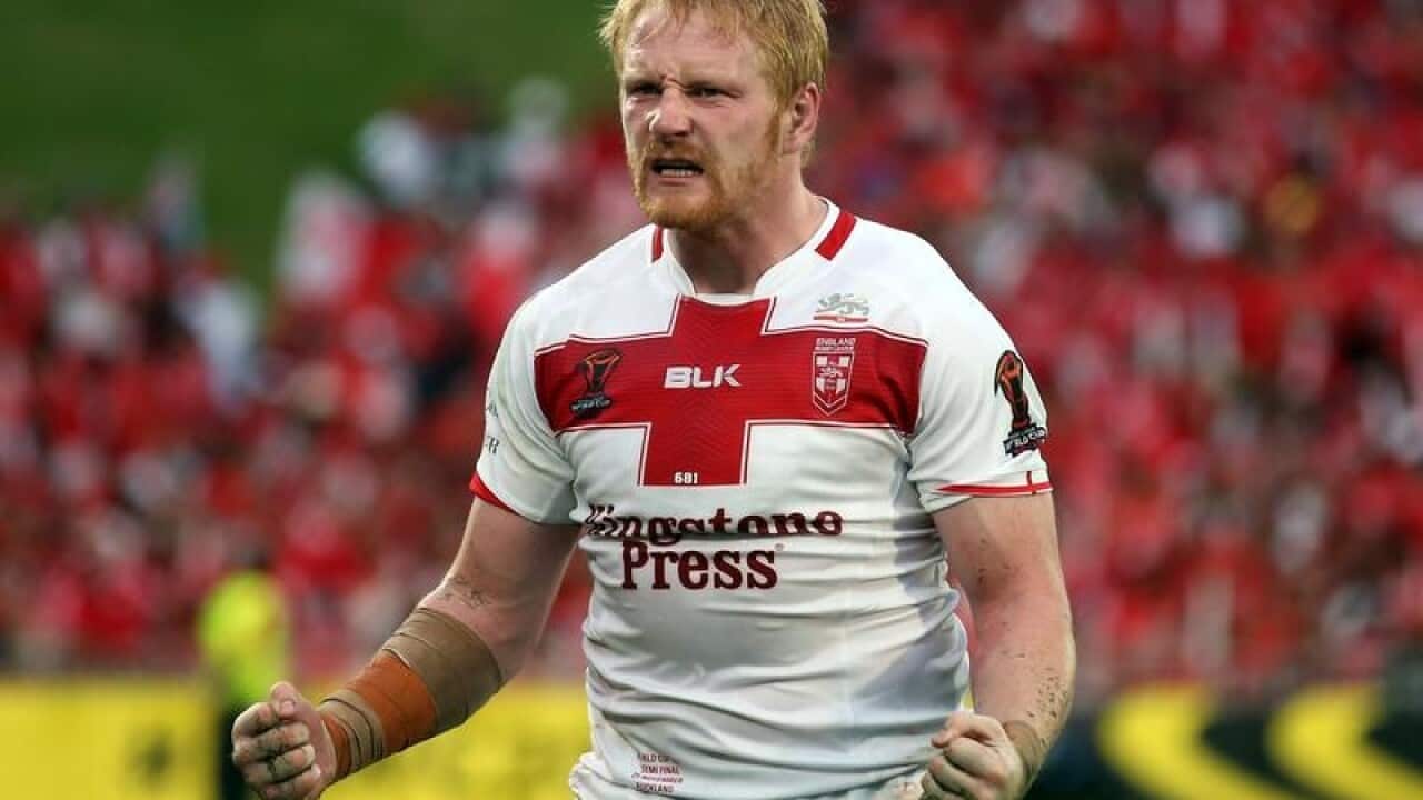 A file image of England forward James Graham