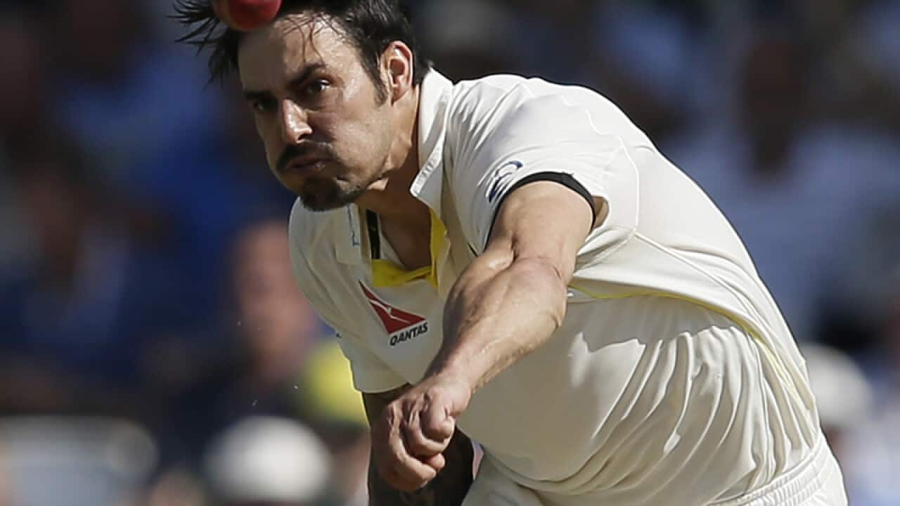 Australia’s Mitchell Johnson.