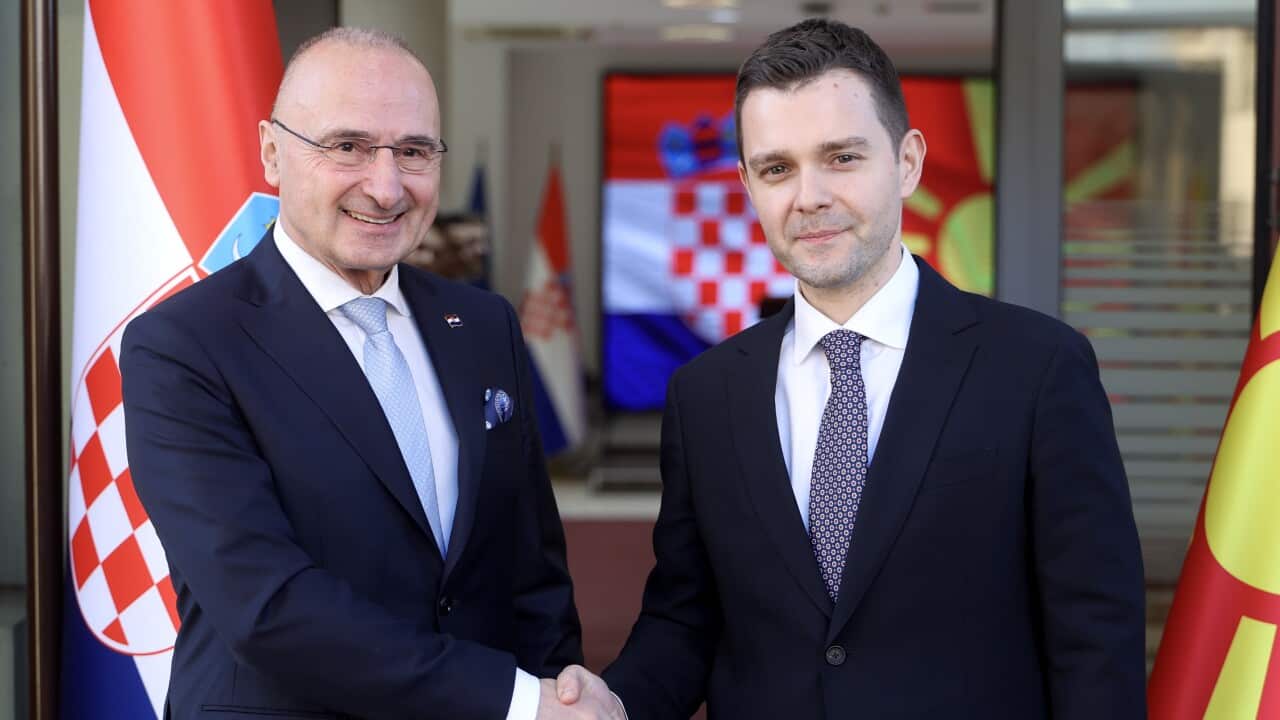 Croatian Minister of Foreign Affairs Gordan Grlic-Radman visits North Macedonia