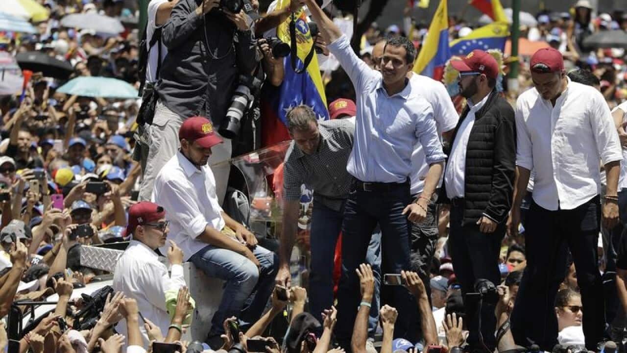 Venezuela's Opposition leader Juan Guaido