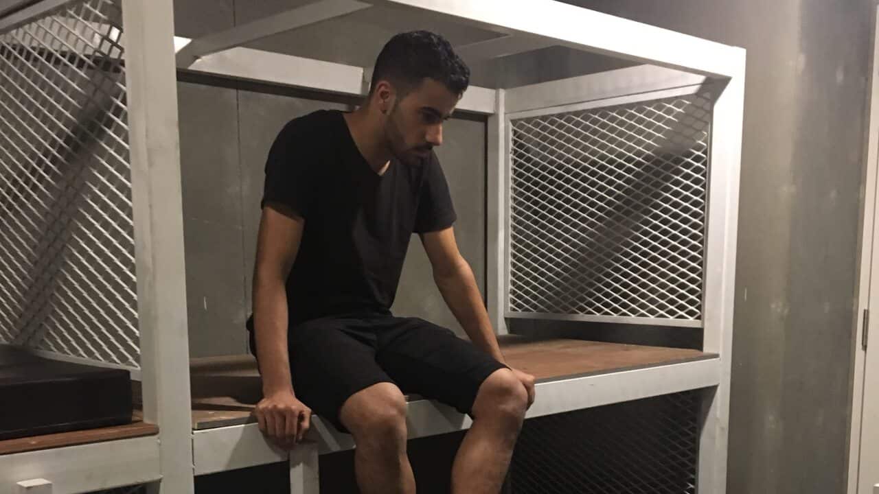 A supplied image obtained on Sunday, December 8, 2018 of Australian-based refugee Hakeem AlAraibi who is being detained by authorities in Thailand. (AAP Image/Supplied by Bahrain Institute for Rights and Democracy) NO ARCHIVING, EDITORIAL USE ONLY