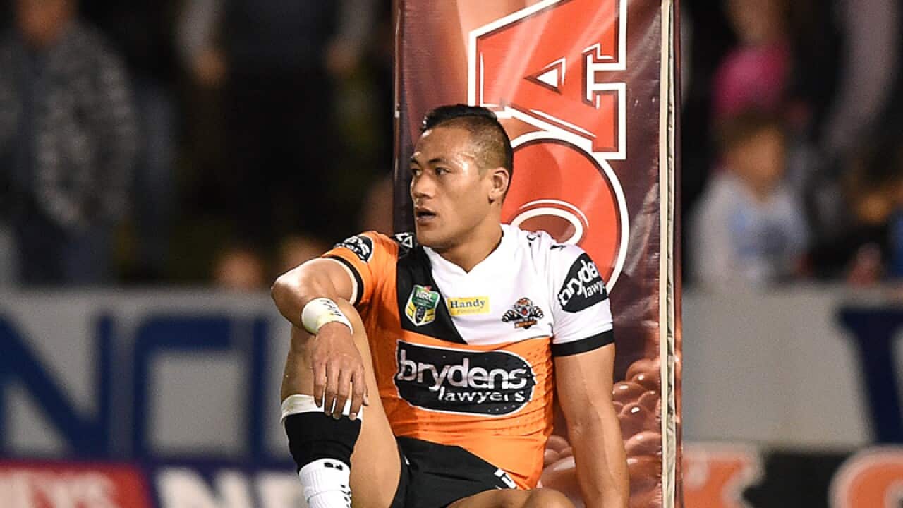 Tim Simona of the Tigers