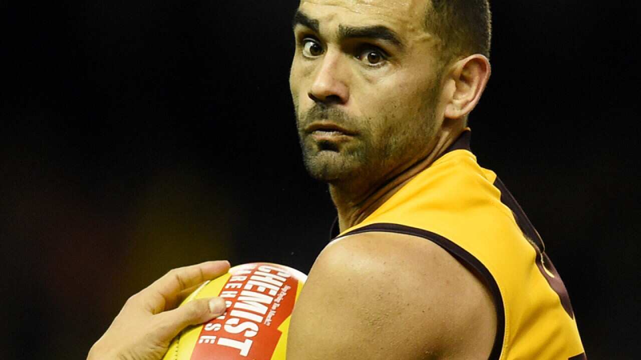 Shaun Burgoyne of the Hawthorn Hawks