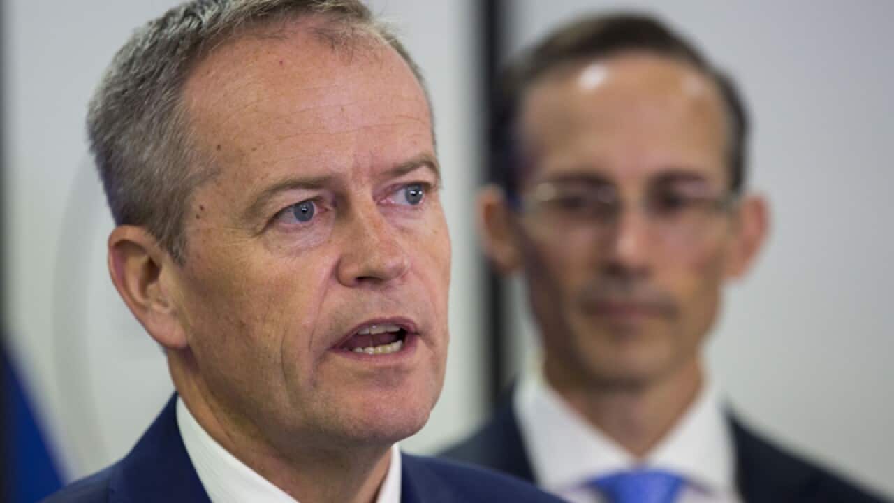 Federal Opposition Leader Bill Shorten in Mitchell