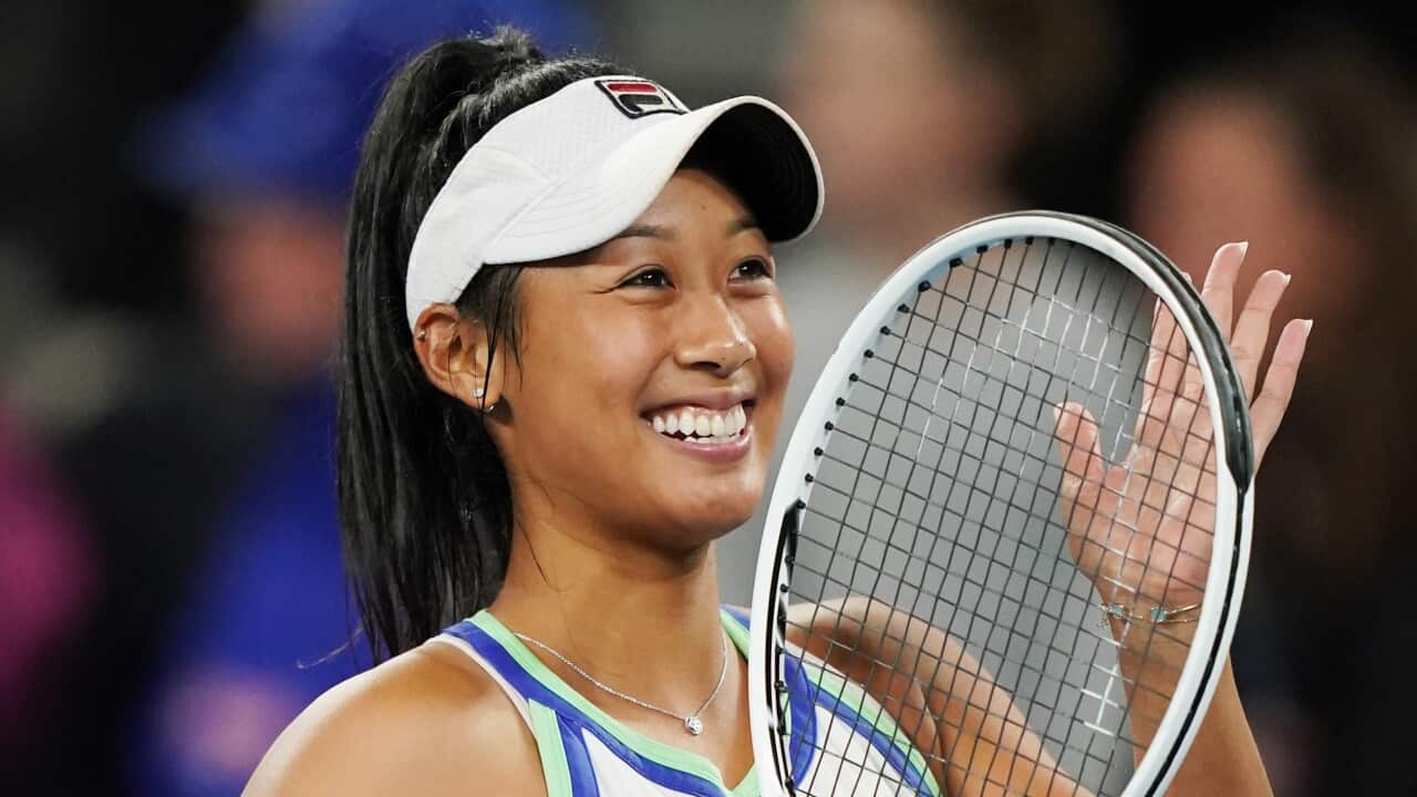 Australian breakout tennis star Priscilla Hon.