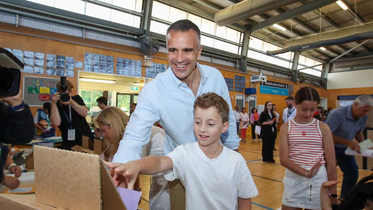 South Australian party leaders vote as state election draws a major national spotlight South Australian party leaders vote as state election draws a major national spotlight