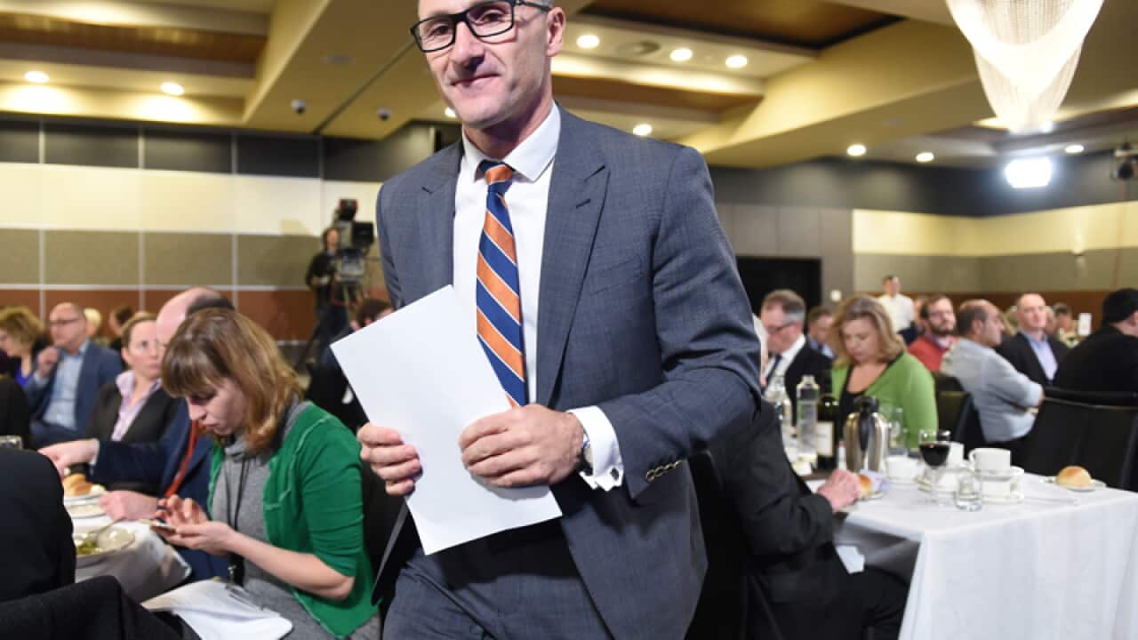 Leader of the Greens Senator Richard Di Natale