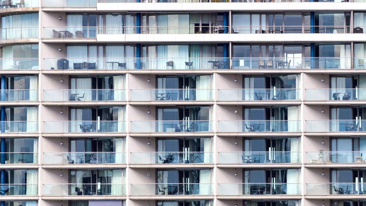 Flats in Sydney - cramped architecture.