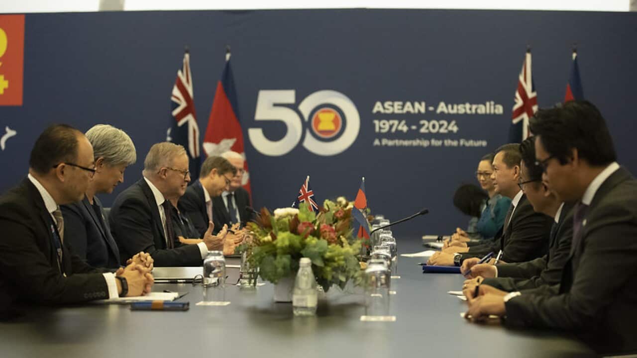 Bilateral meeting Australia_Cambodia during ASEAN Special Summit 2024 in Melbourne