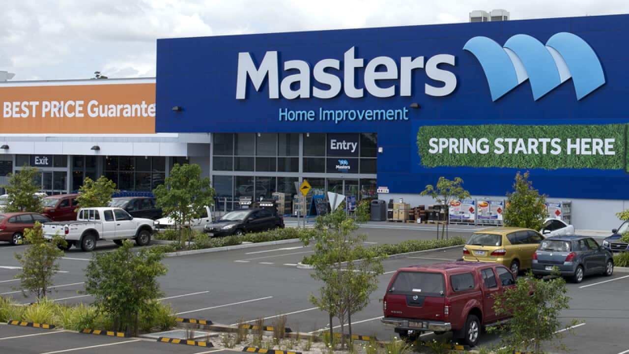A Masters store is seen at Nerang on the Gold Coast