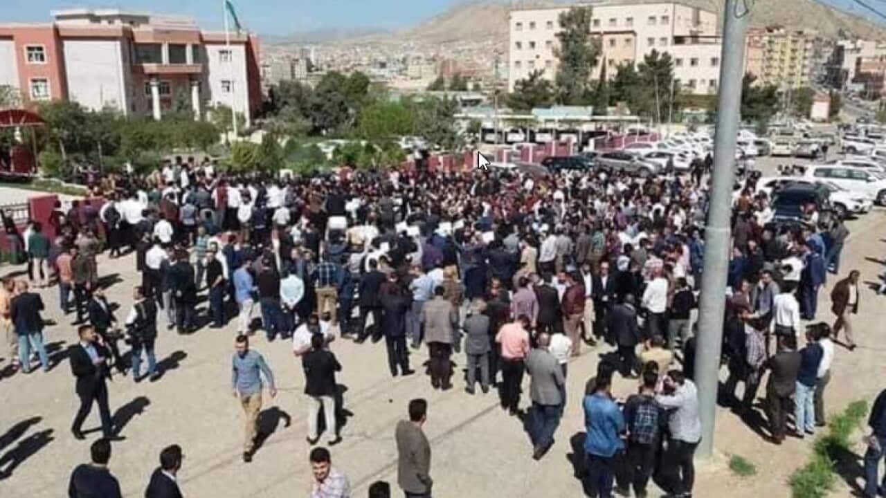 Protest in Duhok, Kurdistan Region