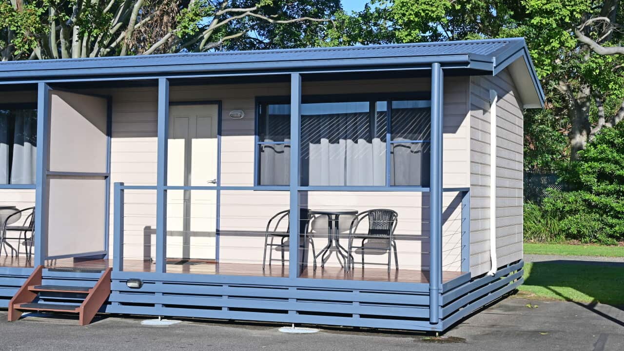 A relocatable home.