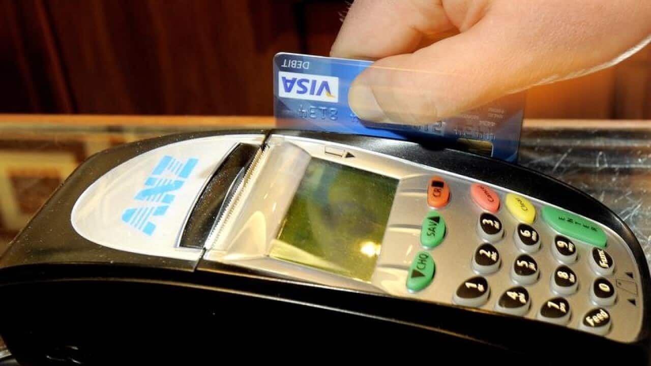 Eftpos machine.