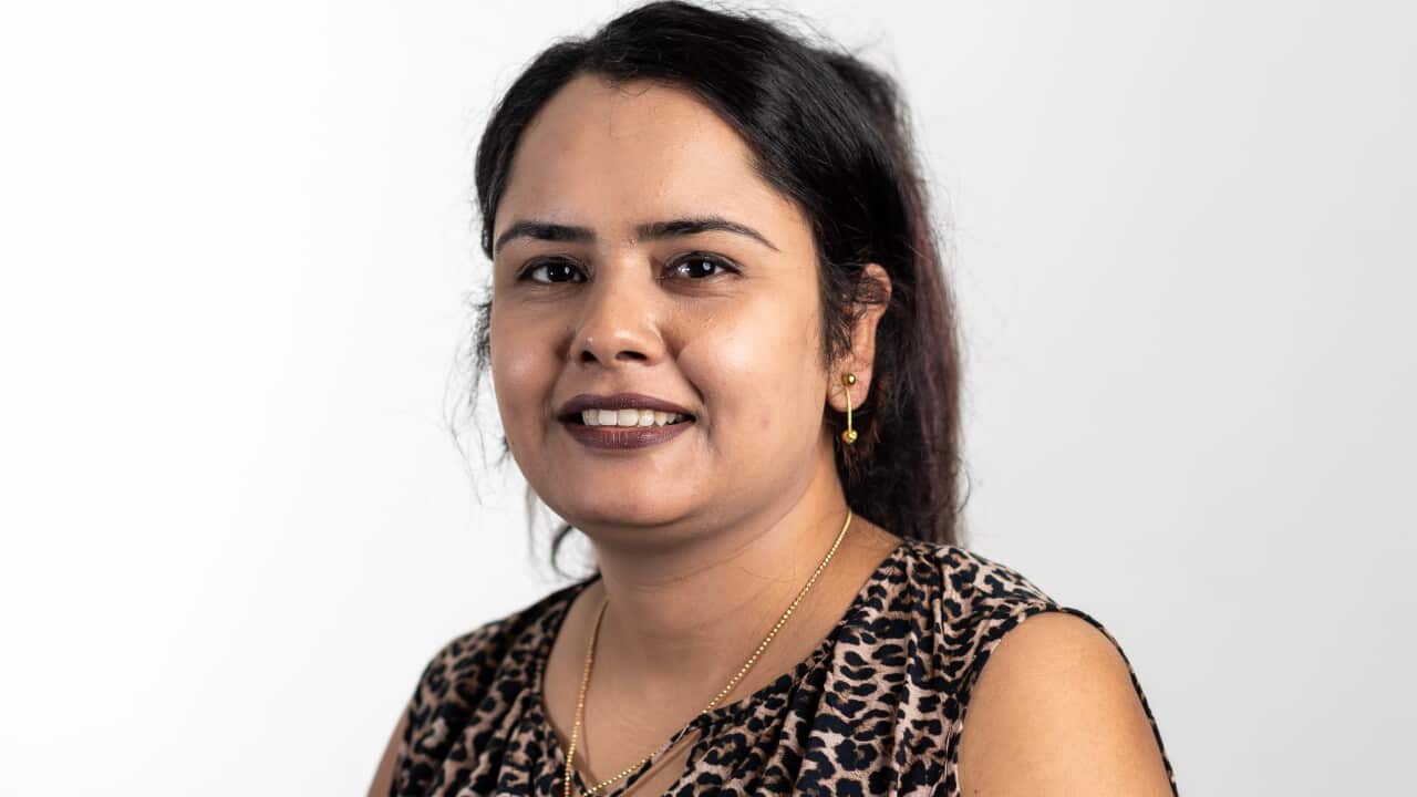 Khushbu Rana, of NSW Health, who has been working as a contact tracer since March 2020, often conversing in Punjabi when requested