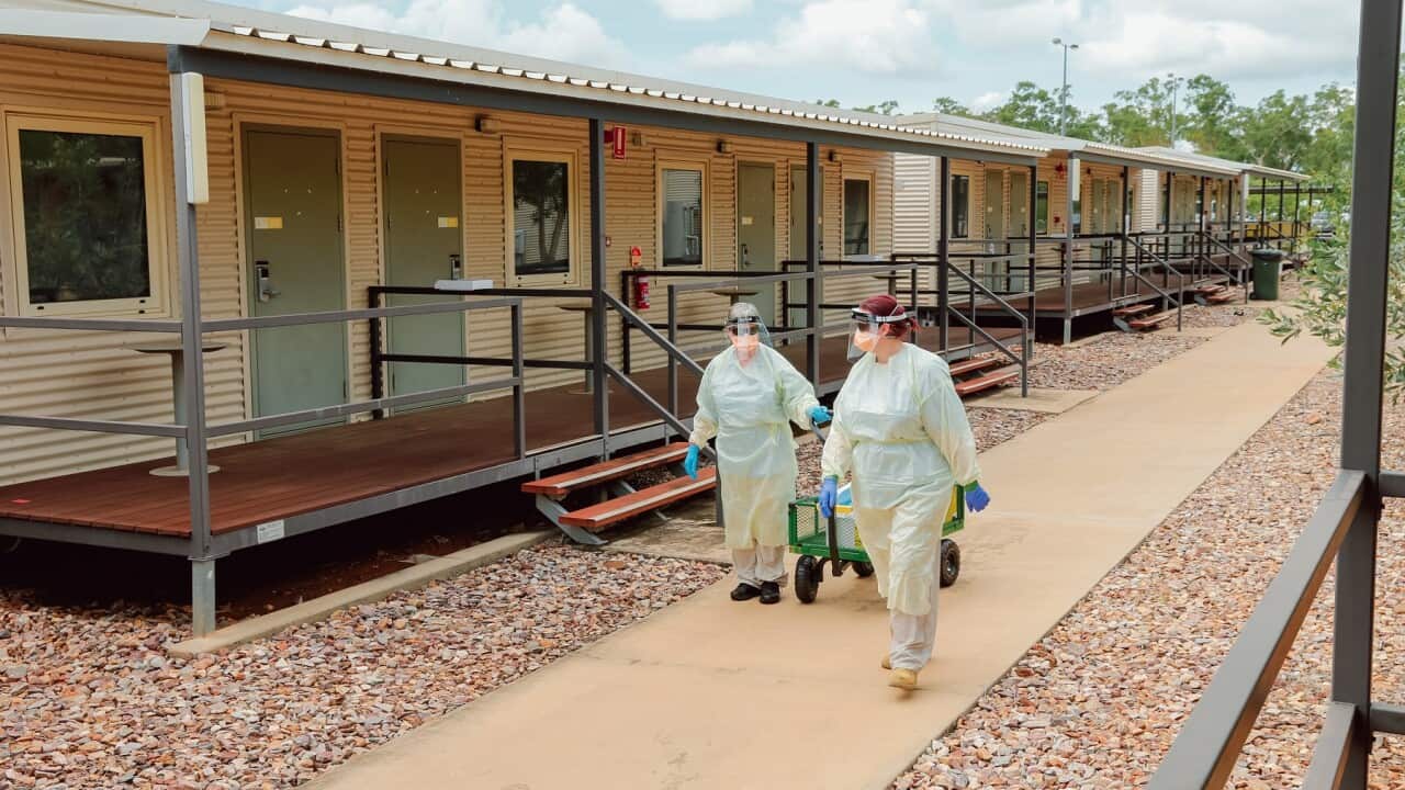 The Howard Springs quarantine facility, near Darwin