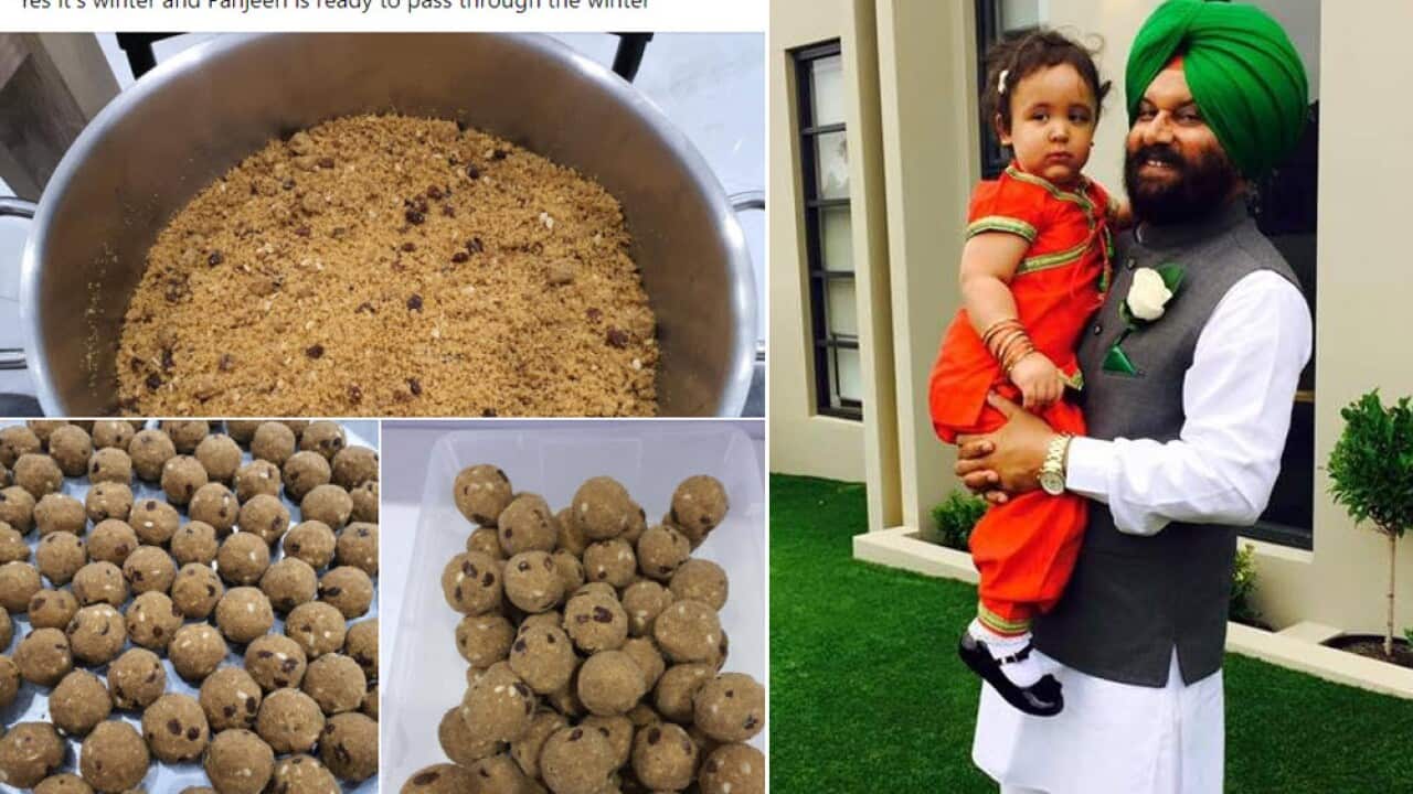 Sydney-based Jasbir Kang loves to make Panjeeri every winter.