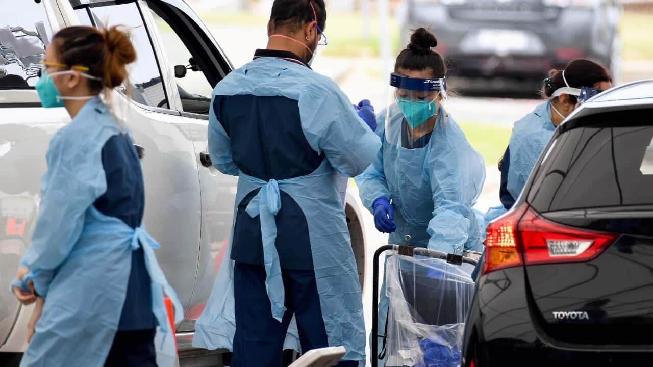 The clinics run by SydPath include the Bondi Beach drive-through site.