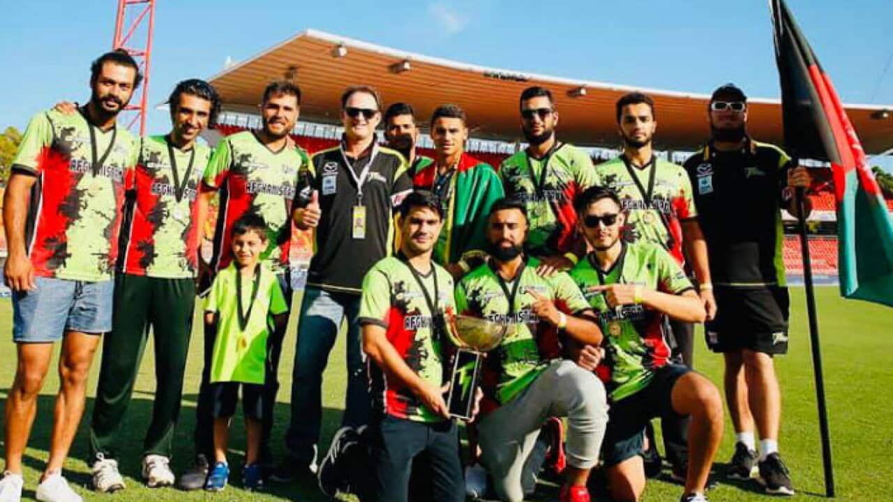 Afghan with with Mark Waugh