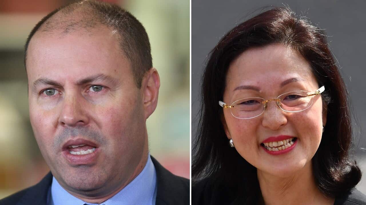 Josh Frydenberg and Gladys Liu.