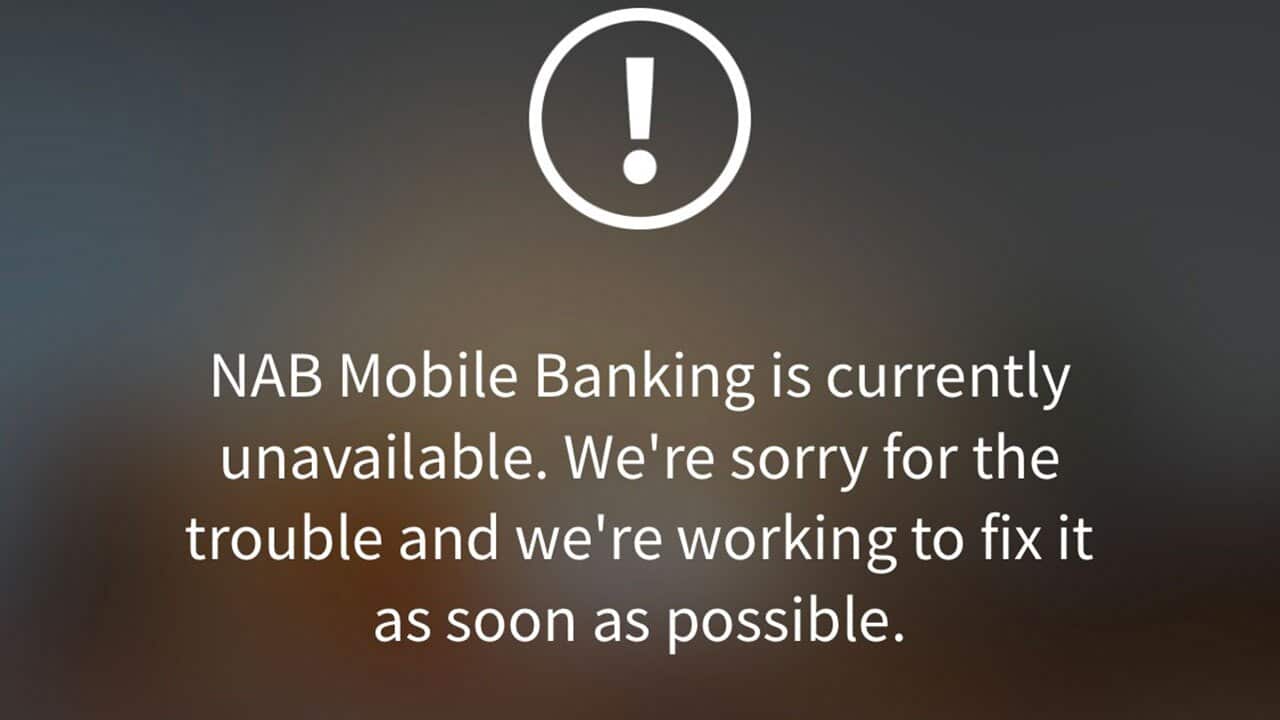 A screenshot of the NAB mobile app on Saturday morning.