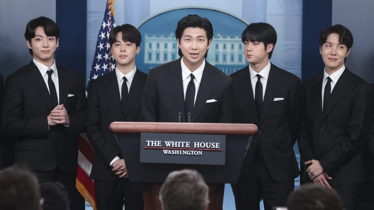 DC: White House Press Secretary daily press briefing with BTS