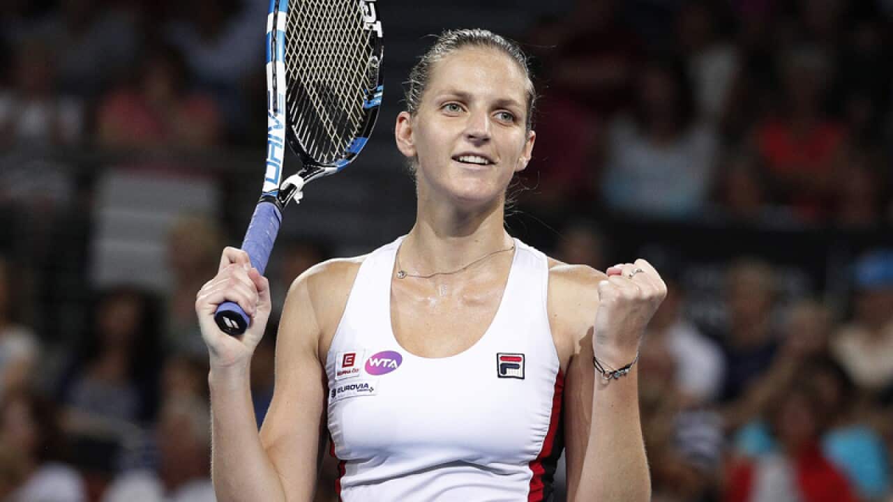 Karolina Pliskova of Czech Republic