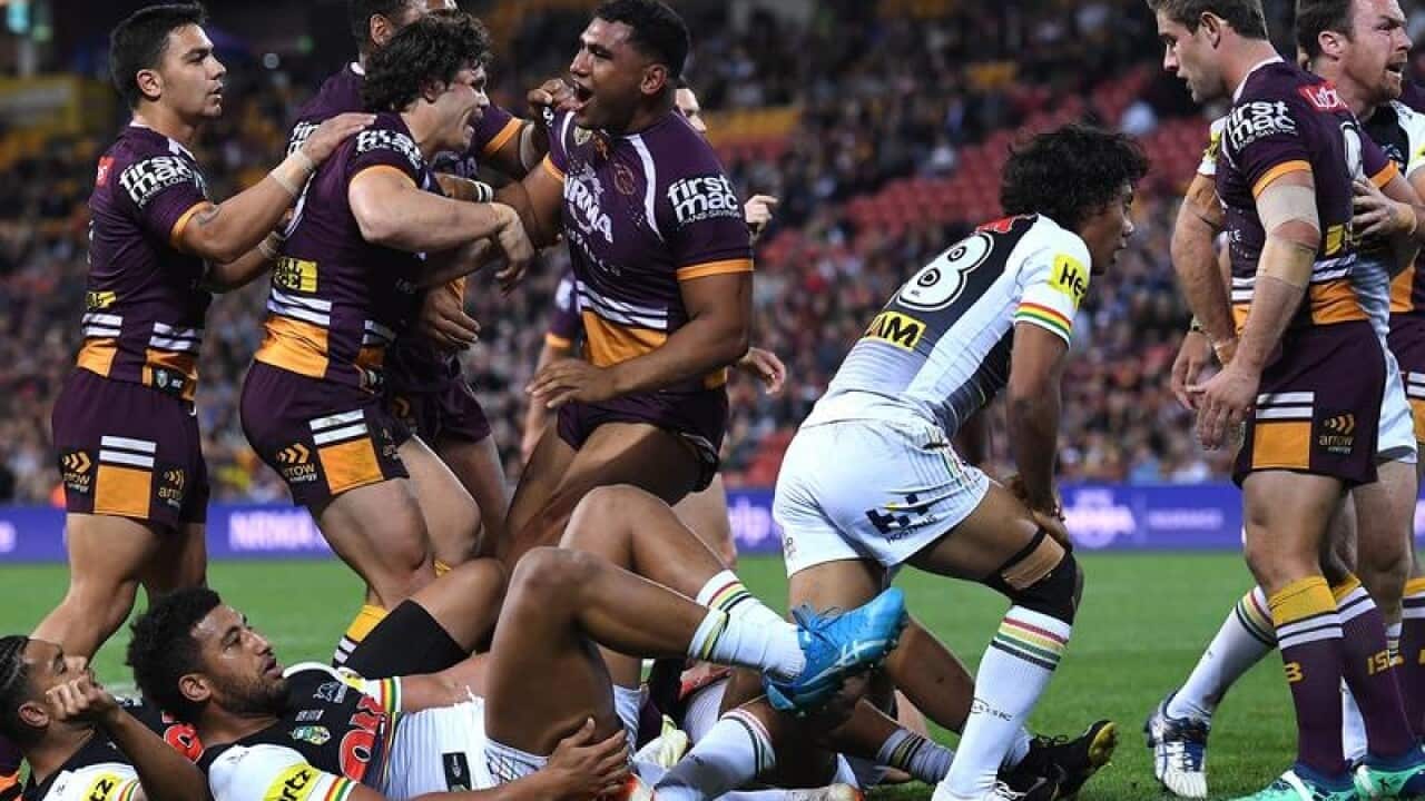 Tevita Pangai of Brisbane