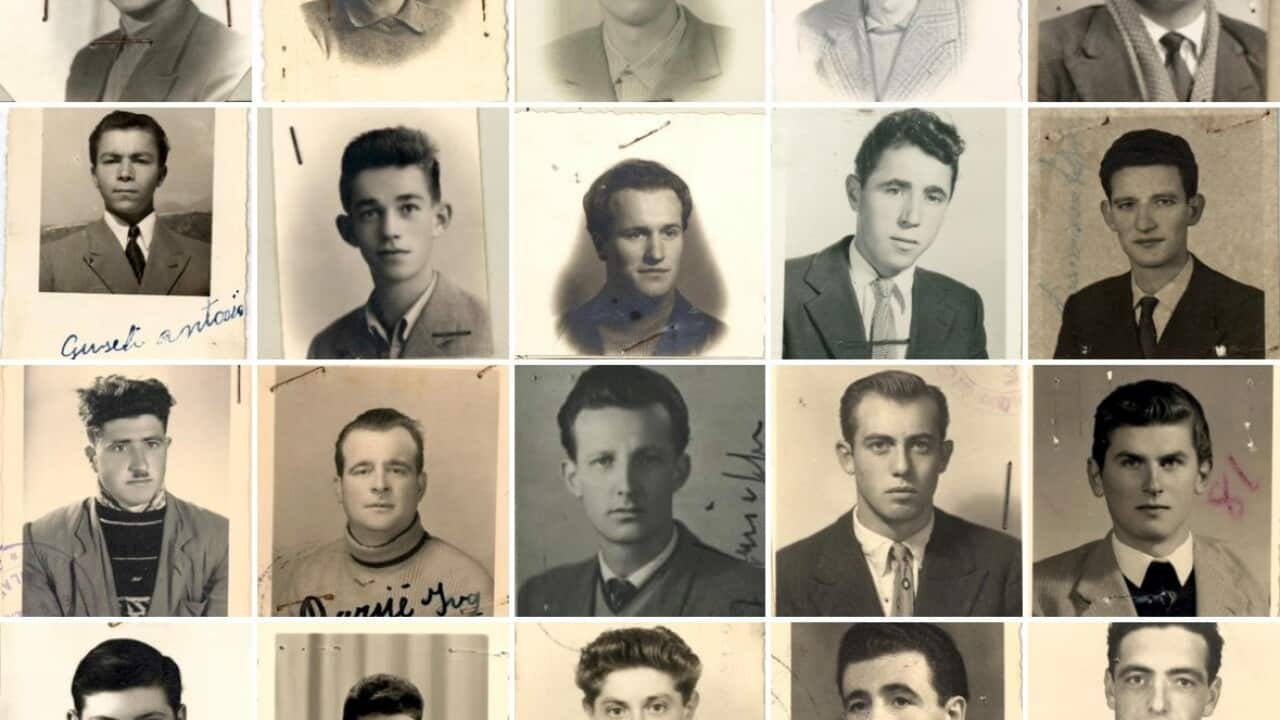 Le foto dei lavoratori italiani morti durante la costruzione dello Snowy Mountains Hydro Electricity Scheme.