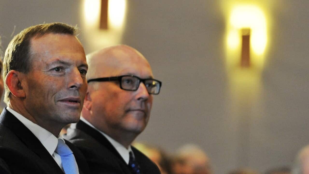 George Brandis Tony Abbott