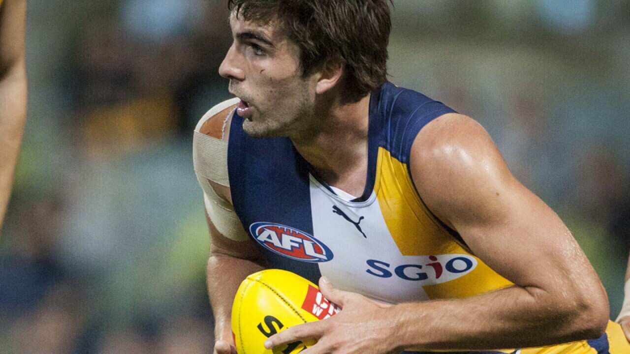 Andrew Gaff of the West Coast Eagles